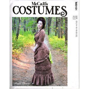 McCall's M8191 Misses 14 to 22 Historical Costume Victorian Skirt Pattern New